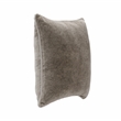 Pemberly Row Transitional 22in Velvet Throw Pillow in Brown Finish