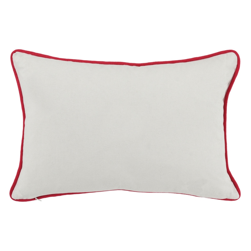 Pemberly Row 14x20 Cotton Fabric Throw Pillow in Multi-Color