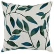 Pemberly Row 18x18 Cotton Fabric Throw Pillow in Multi-Color