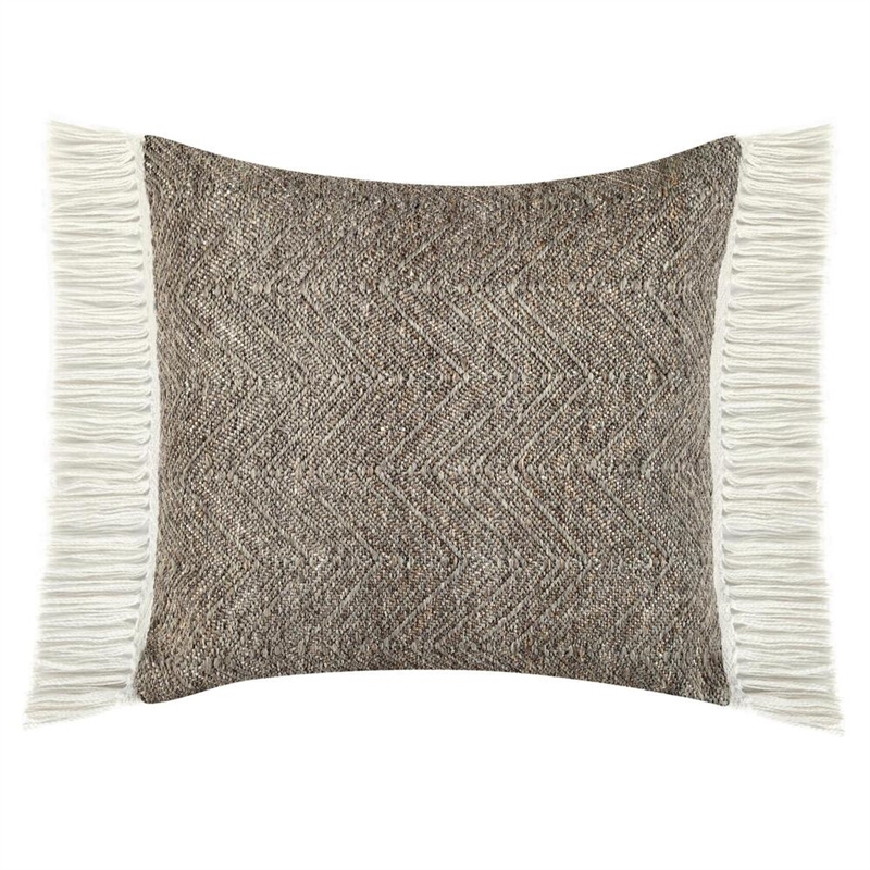 Pemberly Row Transitional Dune 20x20 Performance Fabric Throw Pillow