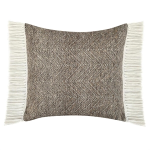 Pemberly Row Transitional Dune 20x20 Performance Fabric Throw Pillow