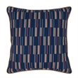 Pemberly Row Transitional 22x22 Fabric Throw Pillow in Blue/Multi-Color