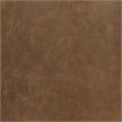 Pemberly Row Mango Wood Leather Wrap Accent End Table in Chestnut