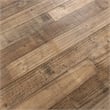 Pemberly Row Transitional Reclaimed Pine Wood Dining Table in Aged Pine