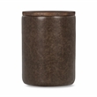 Pemberly Row Transitional Mango Wood Accent End Table in Cocoa Brown