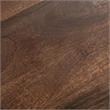 Pemberly Row Transitional Mango Wood Accent End Table in Cocoa Brown