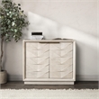 Pemberly Row 2-Door Mango Wood Sideboard Buffet in White Wash