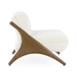 Pemberly Row Transitional Upholstered Accent Chair in Vanilla