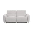 Pemberly Row Zero Gravity Power Recliner Upholstered Sofa in Gray