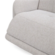 Pemberly Row Zero Gravity Power Recliner Upholstered Sofa in Gray
