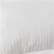 Pemberly Row Contemporary 3-Piece Cotton Fabric King Duvet Set in Ivory