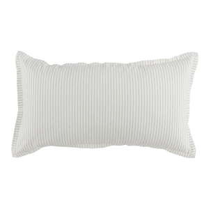 Pemberly Row Contemporary Kantha-inspired Cotton King Sham in Ivory Finish