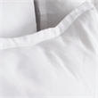 Pemberly Row Contemporary Soft Cotton Linen Sham in White Finish