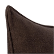 Pemberly Row Transitional Linen Fabric Throw Pillow in Brown