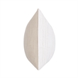 Pemberly Row Transitional Cotton Fabric Throw Pillow in White
