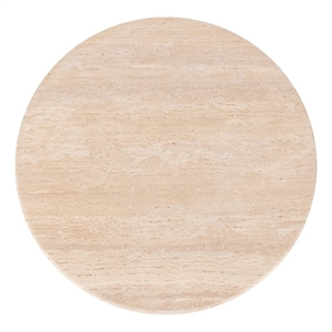 Pemberly Row Modern Transitional 36&quot Round Dining Table in Tan