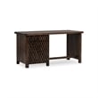 Pemberly Row Transitional Solid Mango Wood Desk in Brown Finish
