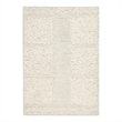 Pemberly Row 2'x3' Handwoven Wool Fabric Accent Rug in Ivory