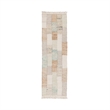 Pemberly Row 2.6'x8' Handwoven Jute Accent Rug Runner in Multi-Color
