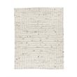 Pemberly Row 9'x12' Handwoven Wool Blend Accent Area Rug in Ivory