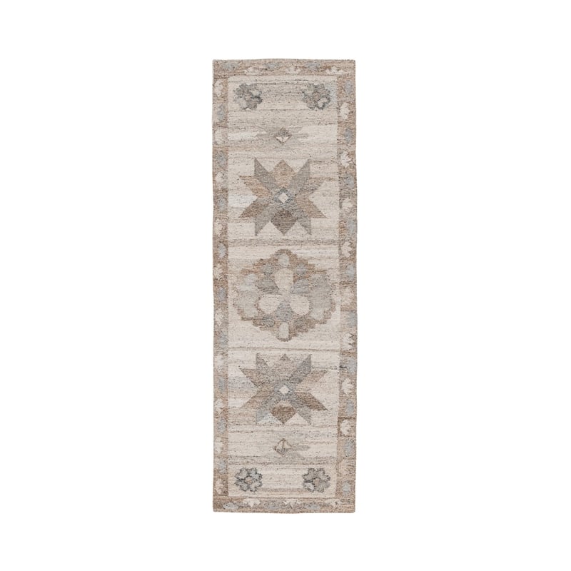 Pemberly Row 2.6x8 Handwoven Performance Rug Runner in Multi-Color