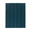 Pemberly Row 9x12 Handwoven Performance Stripe Deep Blue Area Rug