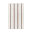 Pemberly Row 2x3 Handwoven Performance Stripe Ivory Fabric Rug