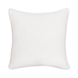 Pemberly Row Transitional Linen Fabric Throw Pillow in Ivory