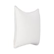 Pemberly Row Transitional Linen Fabric Throw Pillow in Ivory
