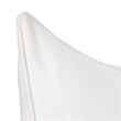 Pemberly Row Transitional Linen Fabric Throw Pillow in Ivory