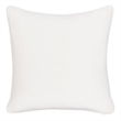 Pemberly Row Transitional Linen Fabric Throw Pillow in Ivory