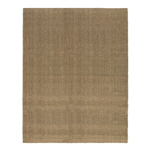 Pemberly Row 108 x 144&quot Braided Seagrass Rattan Area Rug in Natural