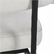Pemberly Row Set of 2 Leather Upholstered Dining Chair in Off White