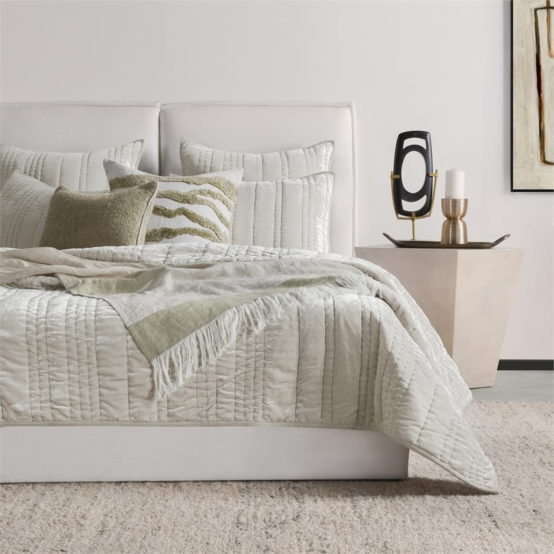 Pemberly Row Linen Fabric Green Multicolor 50