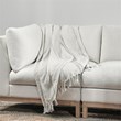 Pemberly Row Cotton Linen Throw Blanket 50