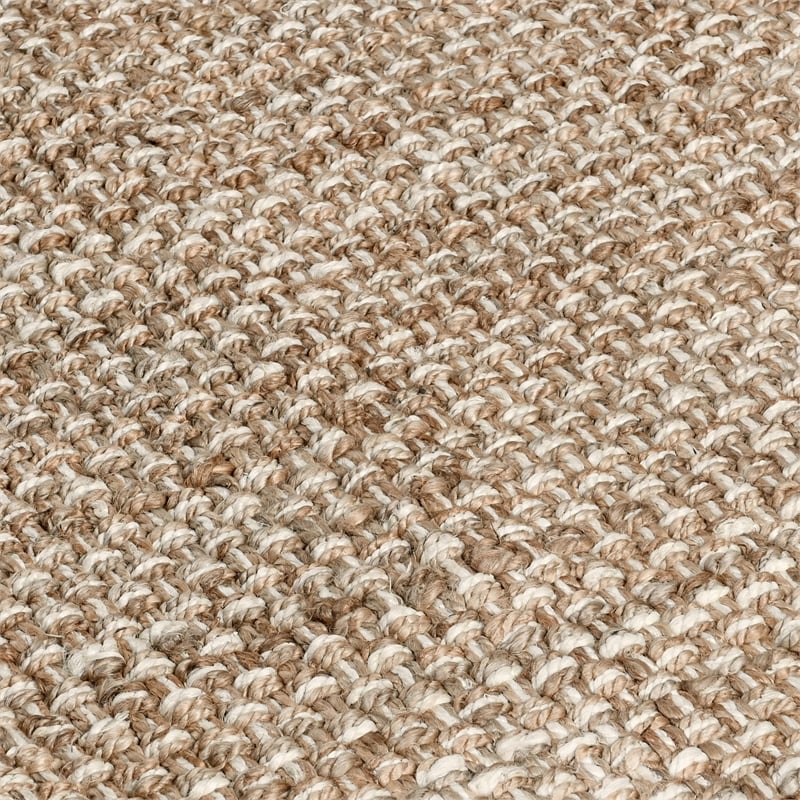 Pemberly Row 9'x12' Jute Handwoven Sustainable Beige Accent Area Rug