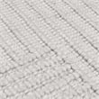 Pemberly Row 5'x8' Recycled Fabric Handwoven Sustainable Ivory Accent Area Rug