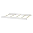 Pemberly Row Modern 7-Piece Full Baby Wood Crib Set in White