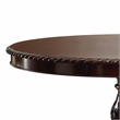 Pemberly Row Set of 5 Pedestal Dining Table & Faux Leather Tufted Side Chairs