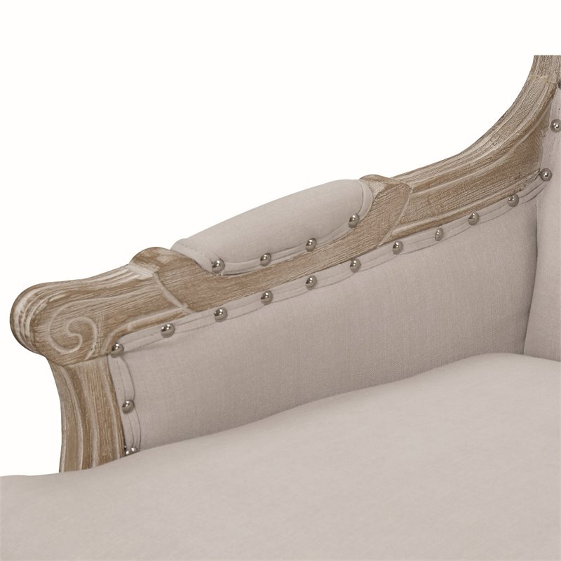 Pemberly Row Set of 2 Oak Round End Table and Regal Accent Chair