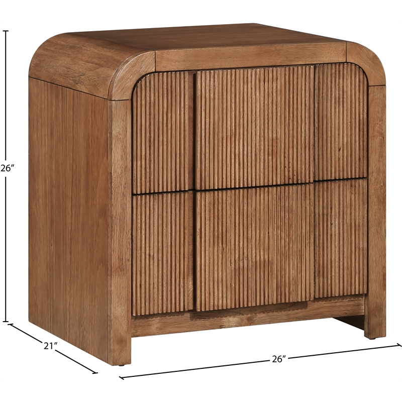 Pemberly Row Set of 4 Brushed Silver Mirror & Walnut Oak Dresser & Nightstands
