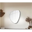 Pemberly Row Set of 4 Brushed Silver Mirror & Walnut Oak Dresser & Nightstands