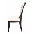 Pemberly Row Set of 5 Oval Back Dining Chairs and 60