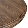 Pemberly Row Set of 3 Solid Pine Wood Round Dining Table and Dining Chairs