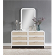 Pemberly Row Set of 5 King Bed and Night Stand and Mirror and Dresser