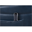 Pemberly Row Top-grain Leather Power Lift Recliner in Marco Navy Blue