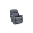 Pemberly Row Fabric Power Lift Recliner with 2 Zone Heat in Cappriccio Slate