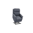 Pemberly Row Fabric Power Lift Recliner with 2 Zone Heat in Cappriccio Slate