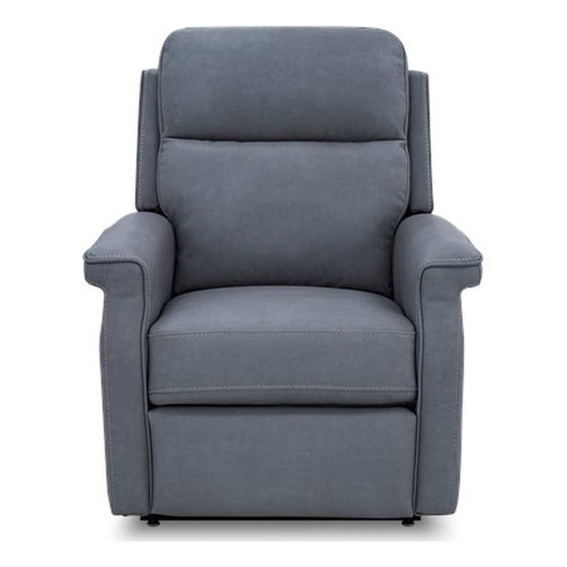 Pemberly Row Fabric Power Lift Recliner with 2 Zone Heat in Cappriccio Slate