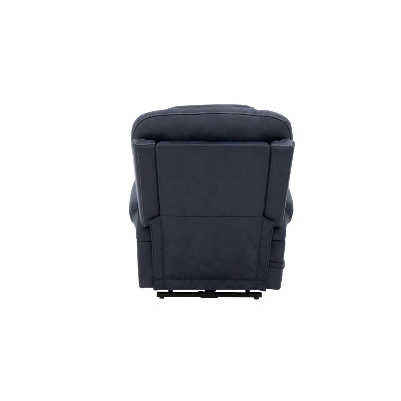 Pemberly Row Fabric Power Lift Recliner with 3 Zone Heat in Canyon Ocean